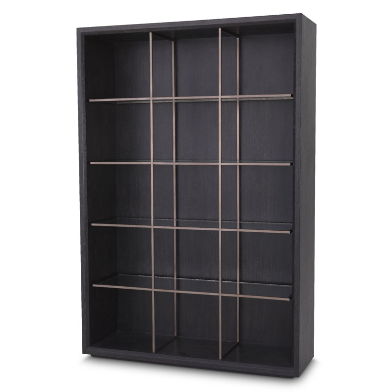 Стеллаж Eichholtz CABINET HENNESSEY Темный дуб Бронза Стеллаж Eichholtz CABINET HENNESSEY Темный дуб Бронза в Барнауле | Loft Concept