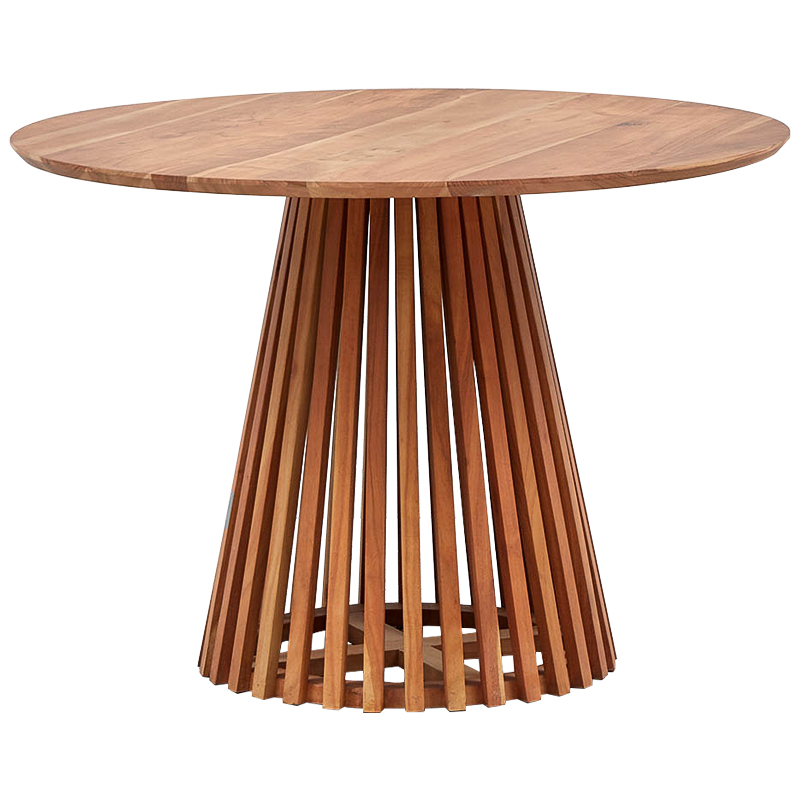 Обеденный круглый стол Seamus Wood Dining Table Коричневый Обеденный круглый стол Seamus Wood Dining Table Коричневый в Барнауле | Loft Concept