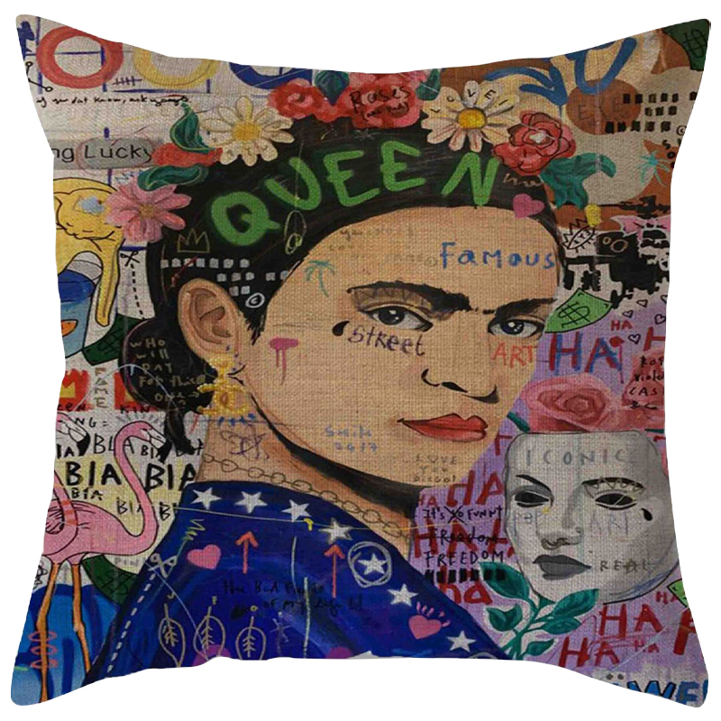 Декоративная подушка Frida Kahlo 17 Мульти Декоративная подушка Frida Kahlo 17 Мульти в Барнауле | Loft Concept