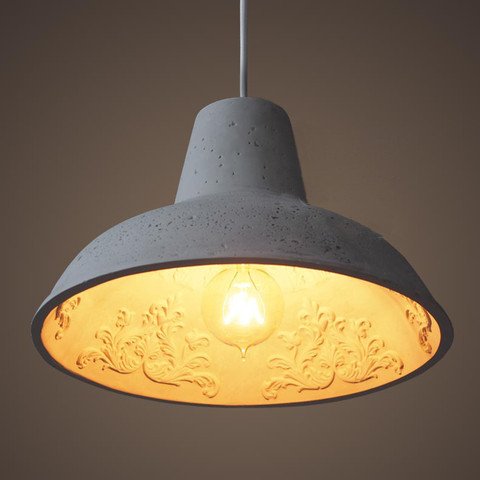Подвесной светильник Art Gypsum Pendant Белый Серый Подвесной светильник Art Gypsum Pendant Белый Серый в Барнауле | Loft Concept