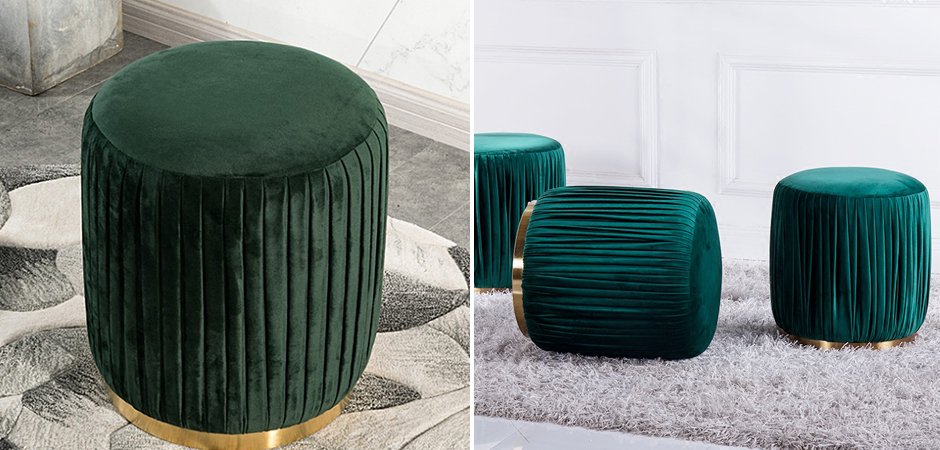Пуф Emerald Corrugation Пуф Emerald Corrugation - Loft-Concept в Барнауле