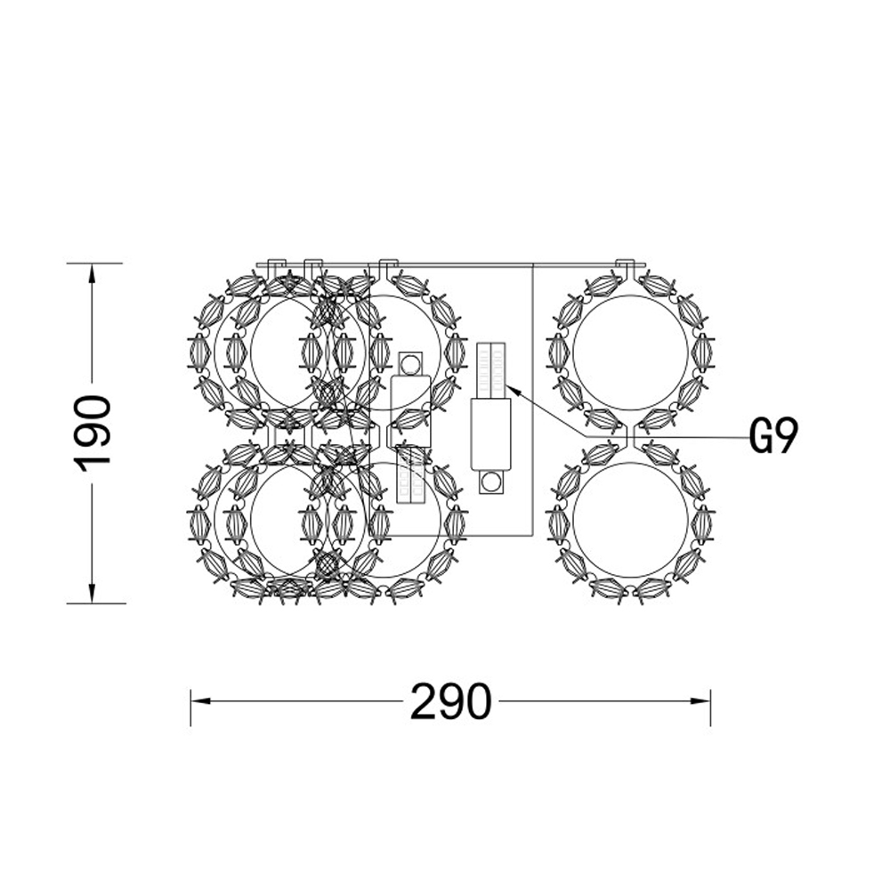 Бра с россыпью хрусталя Perfection of Diamonds Бра с россыпью хрусталя Perfection of Diamonds в Барнауле