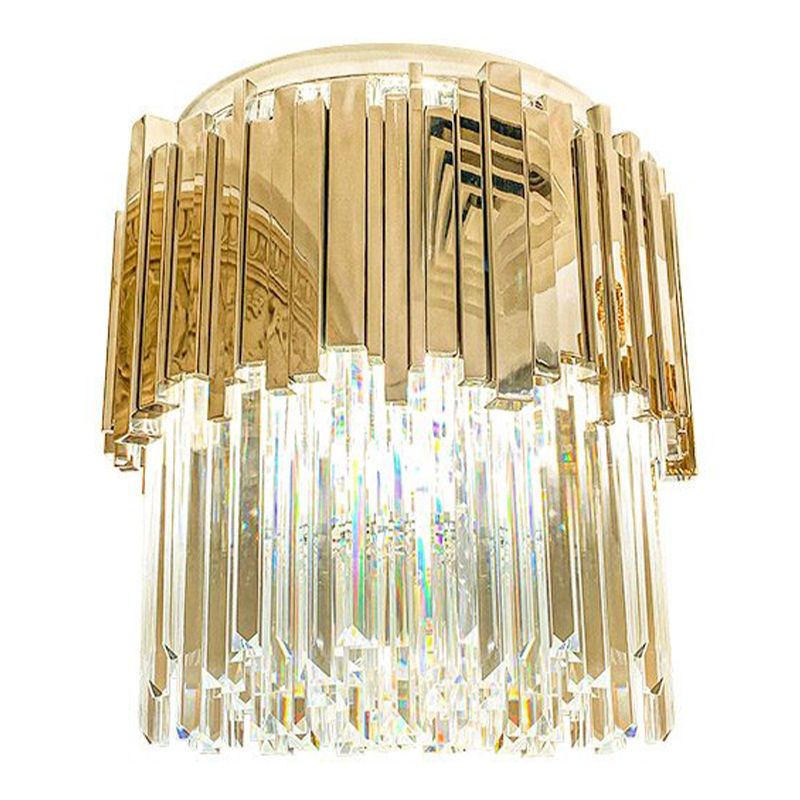 Потолочный светильник Luxxu Modern Round Light Gold 45 Золотой Прозрачное Стекло Потолочный светильник Luxxu Modern Round Light Gold 45 Золотой Прозрачное Стекло в Барнауле | Loft Concept