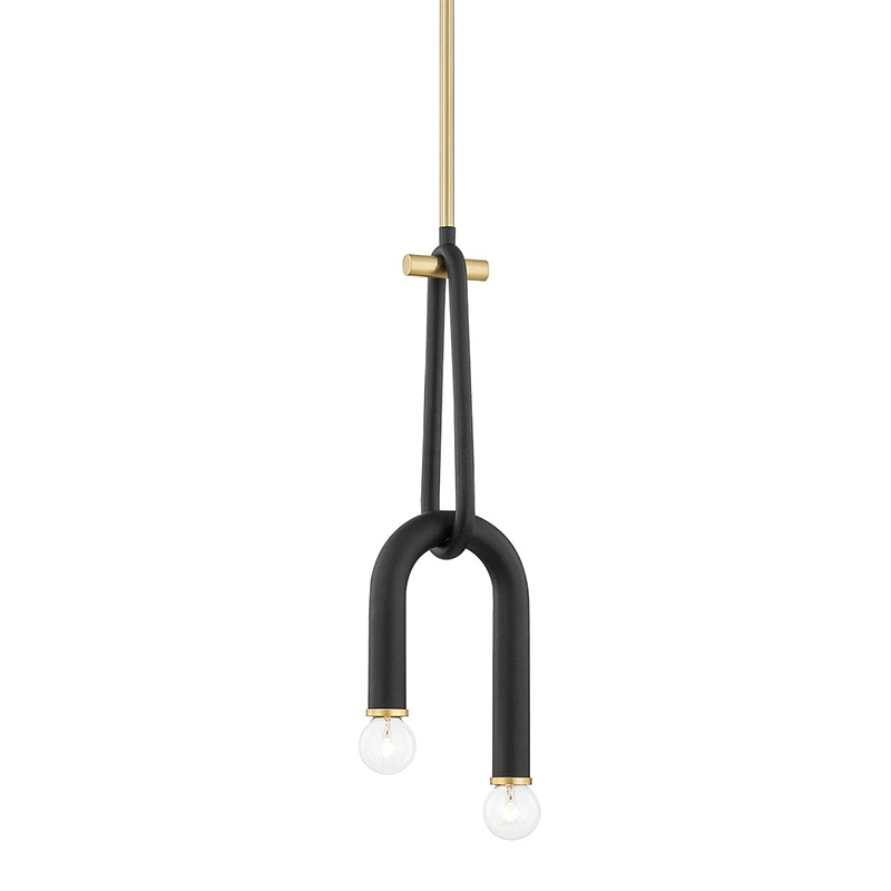 Светильник Paulson floppy pendant gold Черный Золотой Светильник Paulson floppy pendant gold Черный Золотой в Барнауле | Loft Concept