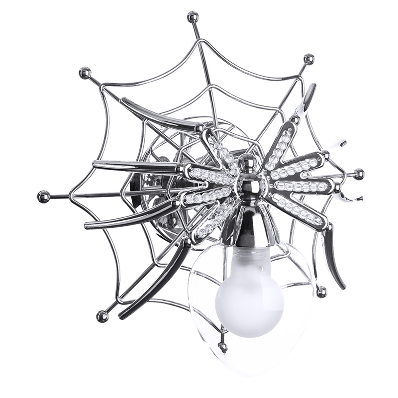 Бра Паук с паутиной Spiders lamp Серебряный Бра Паук с паутиной Spiders lamp Серебряный в Барнауле | Loft Concept