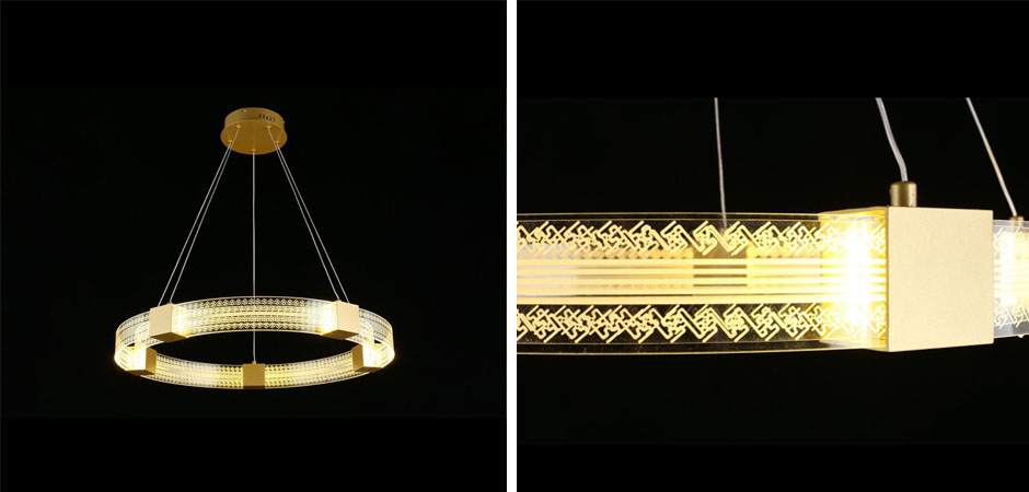 Подвесной Светильник Кольцо Ring Horizontal Ornament Meander 1 Подвесной Светильник Кольцо Ring Horizontal Ornament Meander 1 - Loft-Concept в Барнауле
