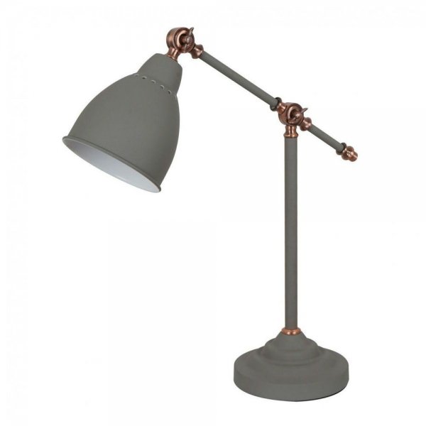 Настольная лампа Holder Table Lamp Grey Серый Настольная лампа Holder Table Lamp Grey Серый в Барнауле | Loft Concept