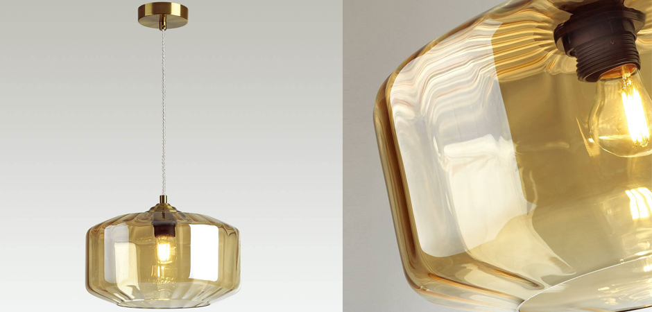 Подвесной светильник Multicolored Glass Amber Подвесной светильник Multicolored Glass Amber - Loft-Concept в Барнауле