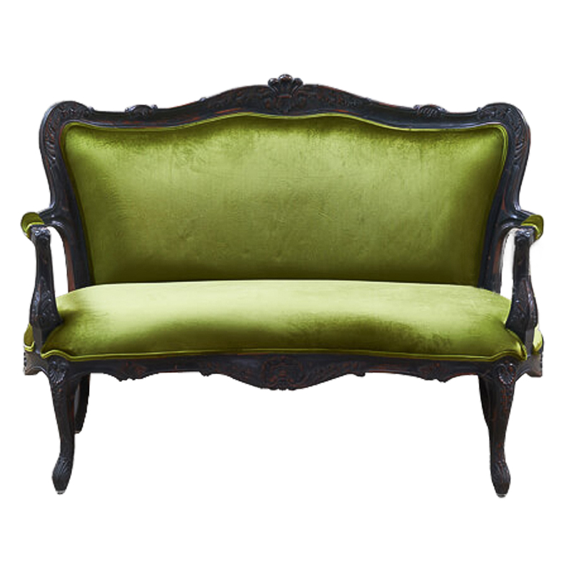 Диван Lime Classic Fan Sofa Лайм Коричневый Диван Lime Classic Fan Sofa Лайм Коричневый в Барнауле | Loft Concept