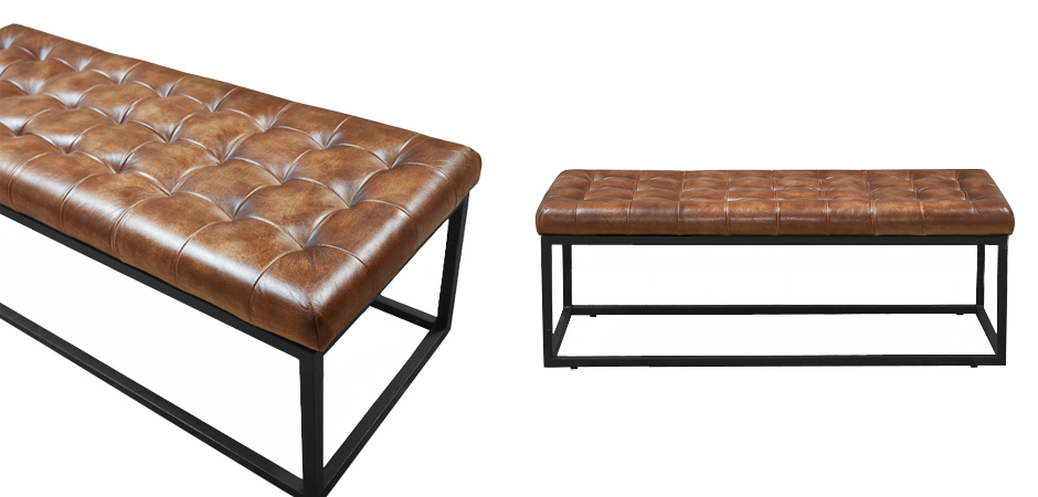 Банкетка Loft Leather Capitone Банкетка Loft Leather Capitone - Loft-Concept в Барнауле