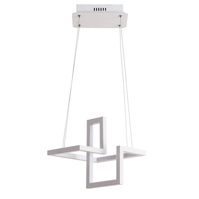 Люстра Esther Geometric White Chandelier III Белый Люстра Esther Geometric White Chandelier III Белый в Барнауле | Loft Concept