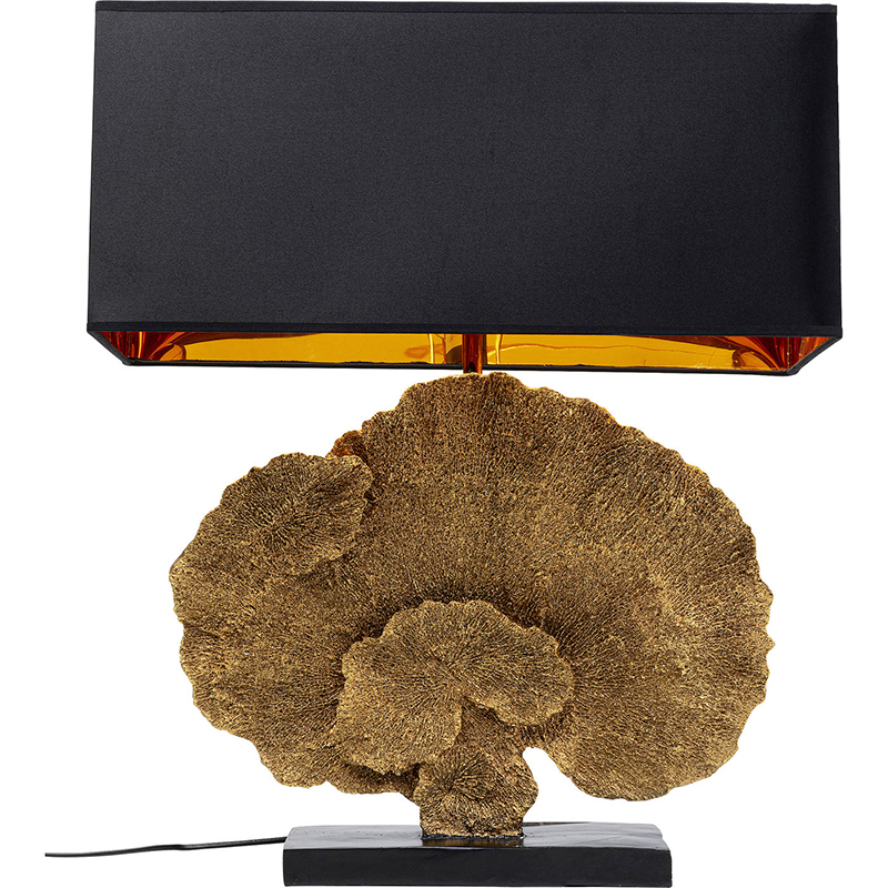 Настольная лампа Golden Coral Черный Золотой Настольная лампа Golden Coral Черный Золотой в Барнауле | Loft Concept