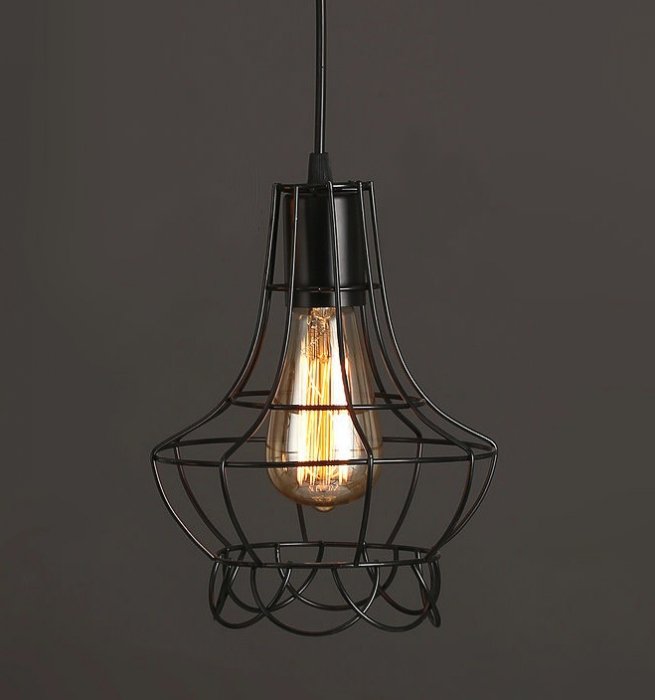 Cветильник Loft Nest Cage №4 Черный Cветильник Loft Nest Cage №4 Черный в Барнауле | Loft Concept