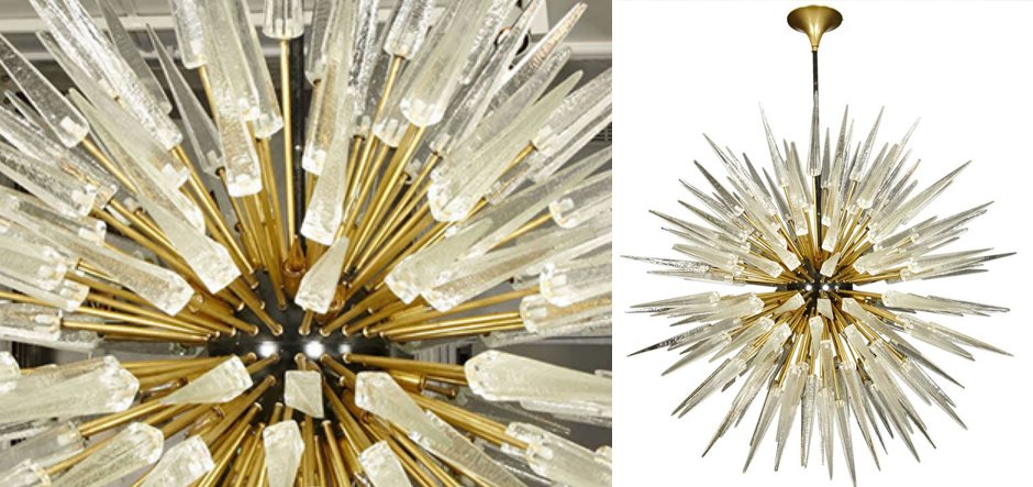 Murano Spike Sputnik Rock Chandelier Murano Spike Sputnik Rock Chandelier - Loft-Concept в Барнауле