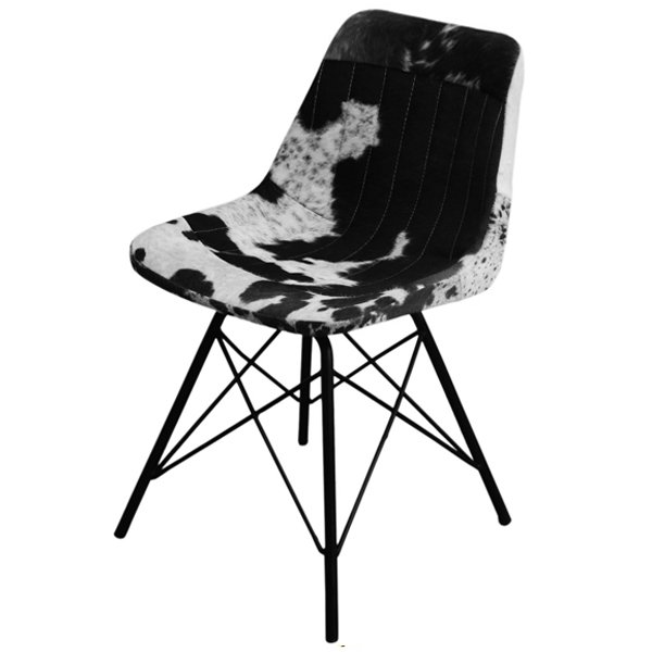 Стул Stlye Cowhide Chair Черно-белый Стул Stlye Cowhide Chair Черно-белый в Барнауле | Loft Concept