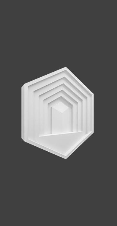 Гипсовая 3D Панель HEXAGON TEMPLE Гипсовая 3D Панель HEXAGON TEMPLE в Барнауле