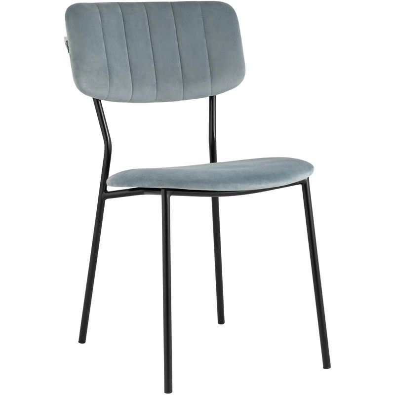 Стул Singer Chair без подлокотника Серо-Голубой Велюр Серо-голубой Черный Стул Singer Chair без подлокотника Серо-Голубой Велюр Серо-голубой Черный в Барнауле | Loft Concept