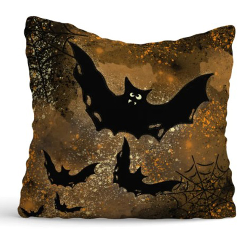 Подушка Halloween Bat Черный Серый Подушка Halloween Bat Черный Серый в Барнауле | Loft Concept