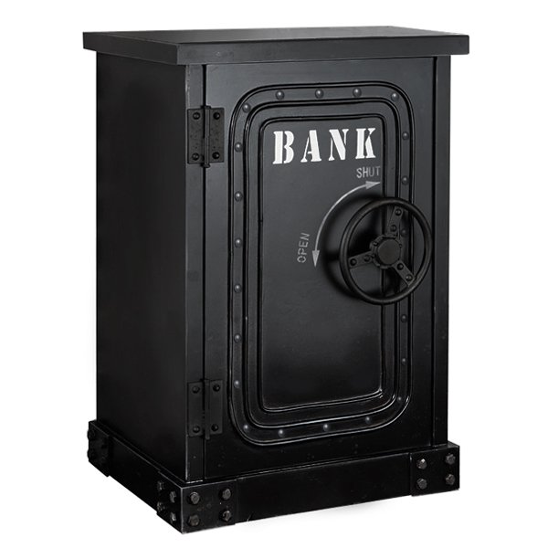 Приставная металлическая тумба в стиле лофт BANK Side Table Приставная металлическая тумба в стиле лофт BANK Side Table в Барнауле | Loft Concept