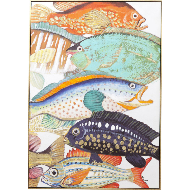 Картина Colorful Fish Painting Мульти Картина Colorful Fish Painting Мульти в Барнауле | Loft Concept