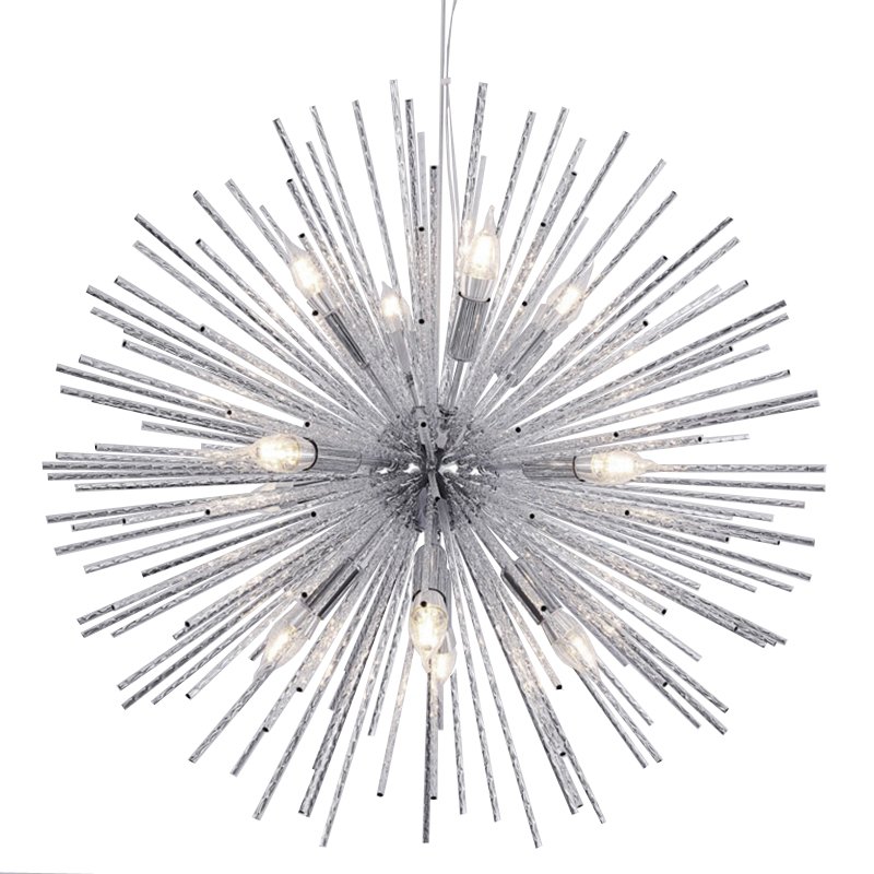Люстра Sputnik Silver Chandelier Серебряный Люстра Sputnik Silver Chandelier Серебряный в Барнауле | Loft Concept