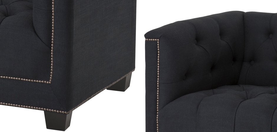 Кресло Eichholtz Chair Paolo Black Кресло Eichholtz Chair Paolo Black - Loft-Concept в Барнауле