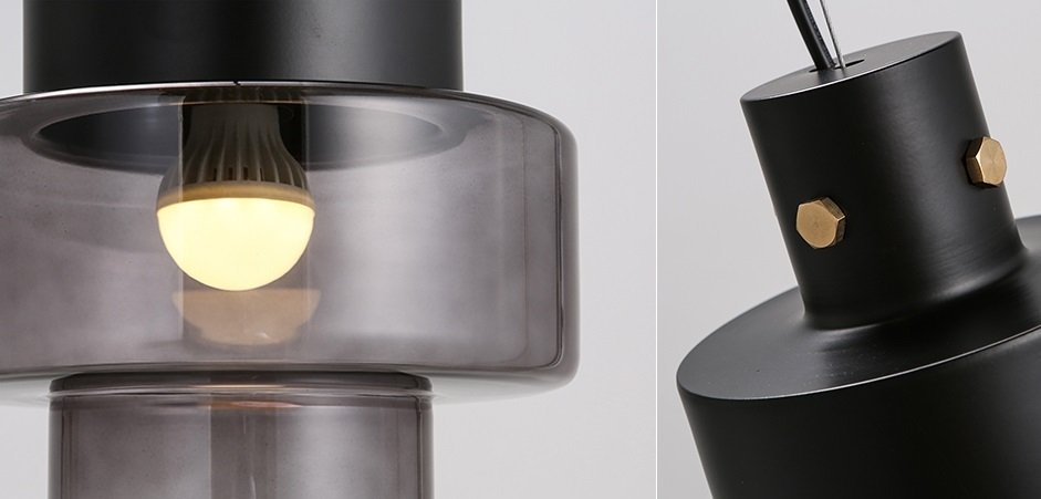 Подвесной светильник Luna Glass Pendant Dark Подвесной светильник Luna Glass Pendant Dark - Loft-Concept в Барнауле