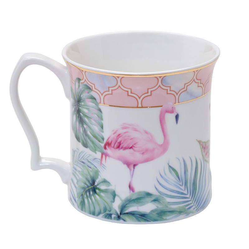 Кружка NATURE Pattern Flamingo Мульти Кружка NATURE Pattern Flamingo Мульти в Барнауле | Loft Concept