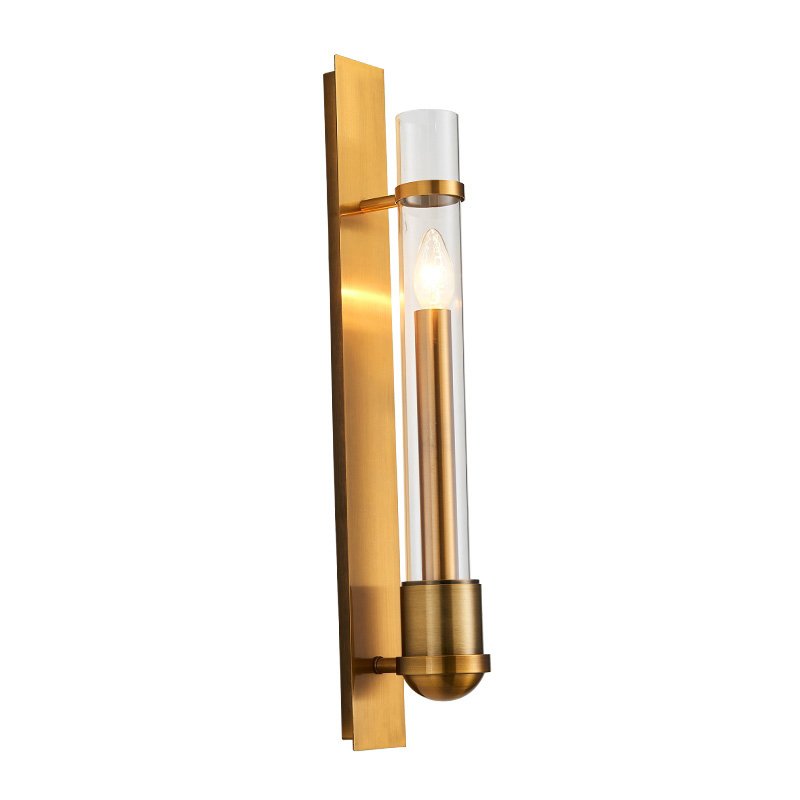 Бра Glass tube Gavanna Wall Lamp Золотой Бра Glass tube Gavanna Wall Lamp Золотой в Барнауле | Loft Concept