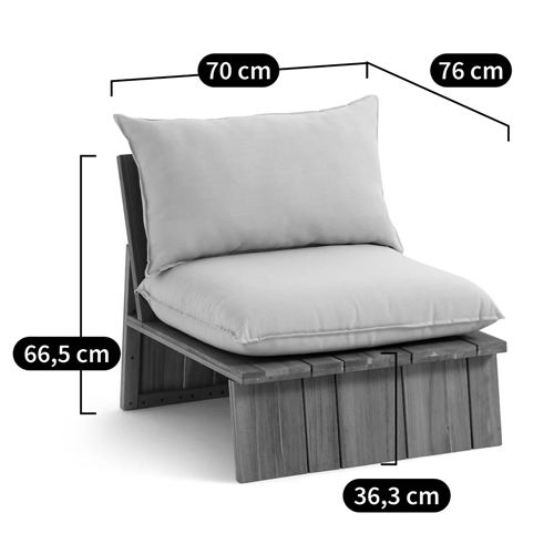 Уличное кресло из массива акации Trivett Wooden Chair Уличное кресло из массива акации Trivett Wooden Chair в Барнауле