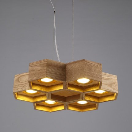 Люстра Honeycomb 6 Loft Wooden Ecolight Люстра Honeycomb 6 Loft Wooden Ecolight в Барнауле | Loft Concept
