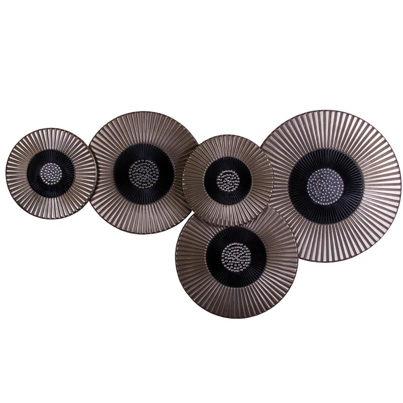 Арт-объект Rhinestone Wall Disc Brown and Black Коричневый Черный Арт-объект Rhinestone Wall Disc Brown and Black Коричневый Черный в Барнауле | Loft Concept