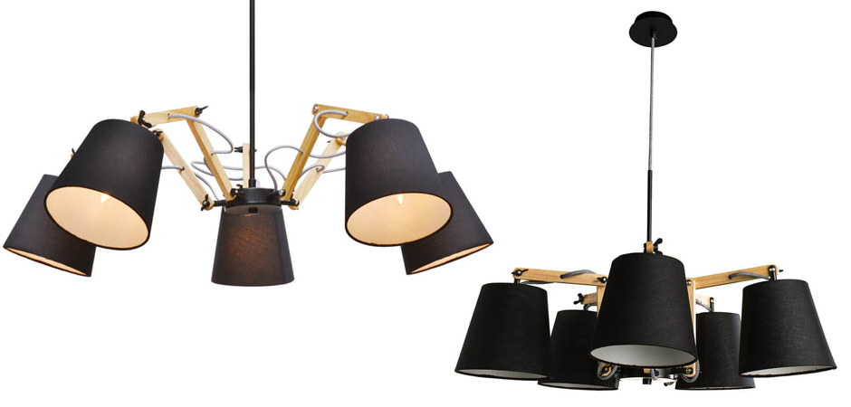 Люстра Woodland Pendant 5 Black Люстра Woodland Pendant 5 Black - Loft-Concept в Барнауле