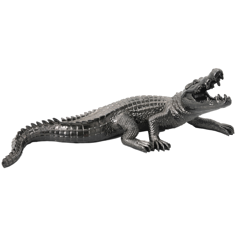 Статуэтка Crocodile Gray Серый (Gray) Статуэтка Crocodile Gray Серый (Gray) в Барнауле | Loft Concept
