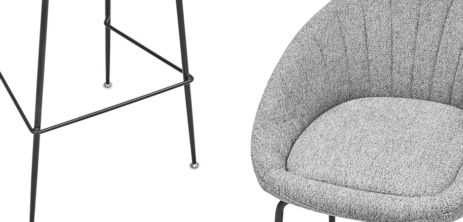 Барный стул Alberto Bar Stool Gray Барный стул Alberto Bar Stool Gray - Loft-Concept в Барнауле