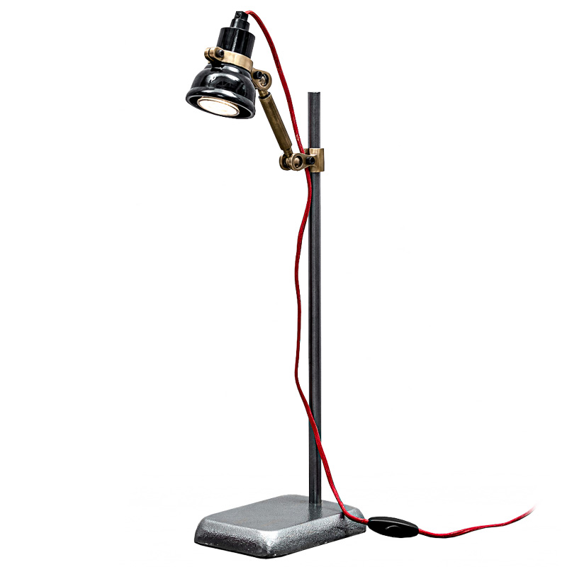 Настольная лампа Celsi Loft Table lamp Серый Латунь Настольная лампа Celsi Loft Table lamp Серый Латунь в Барнауле | Loft Concept