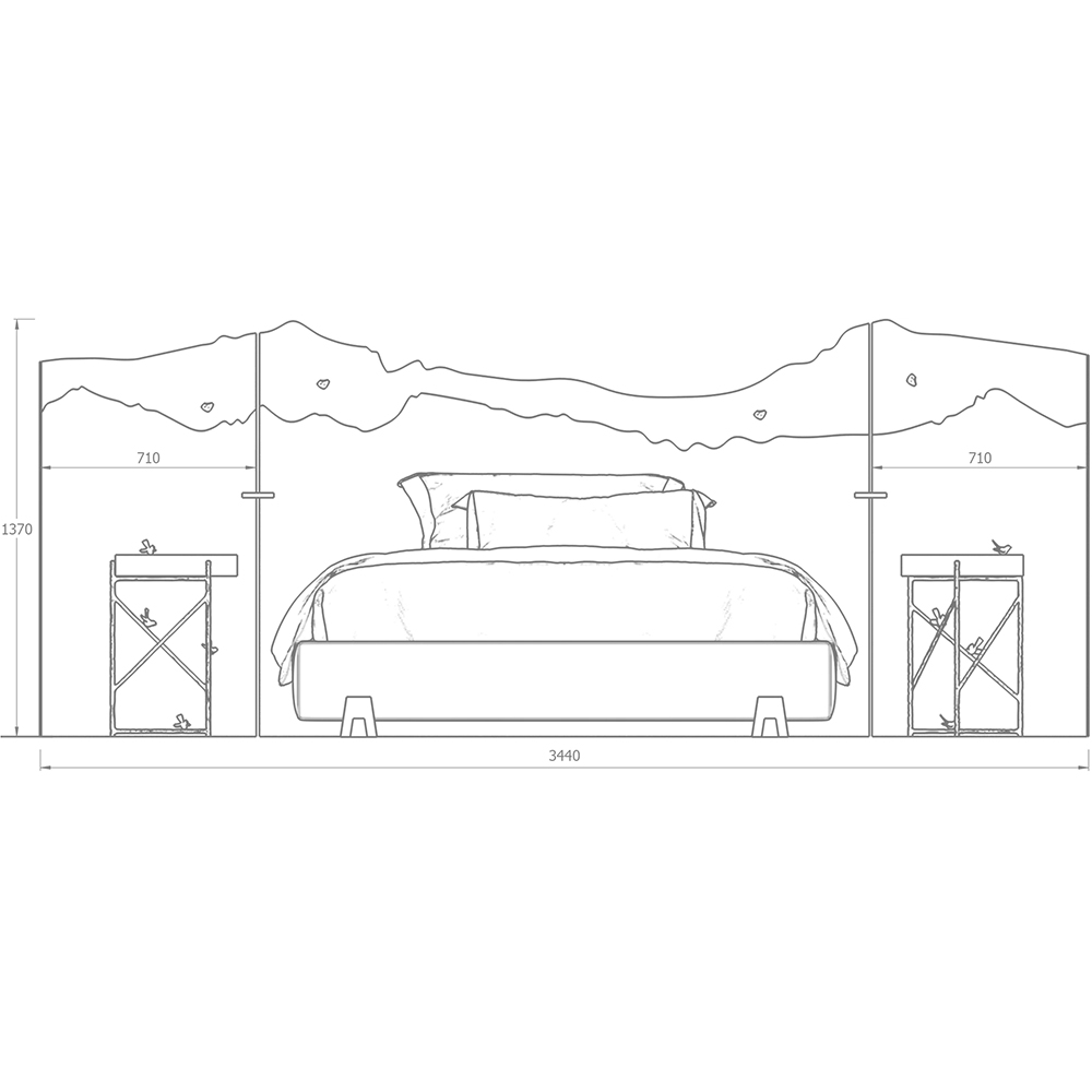 Кровать Okinawa в Барнауле