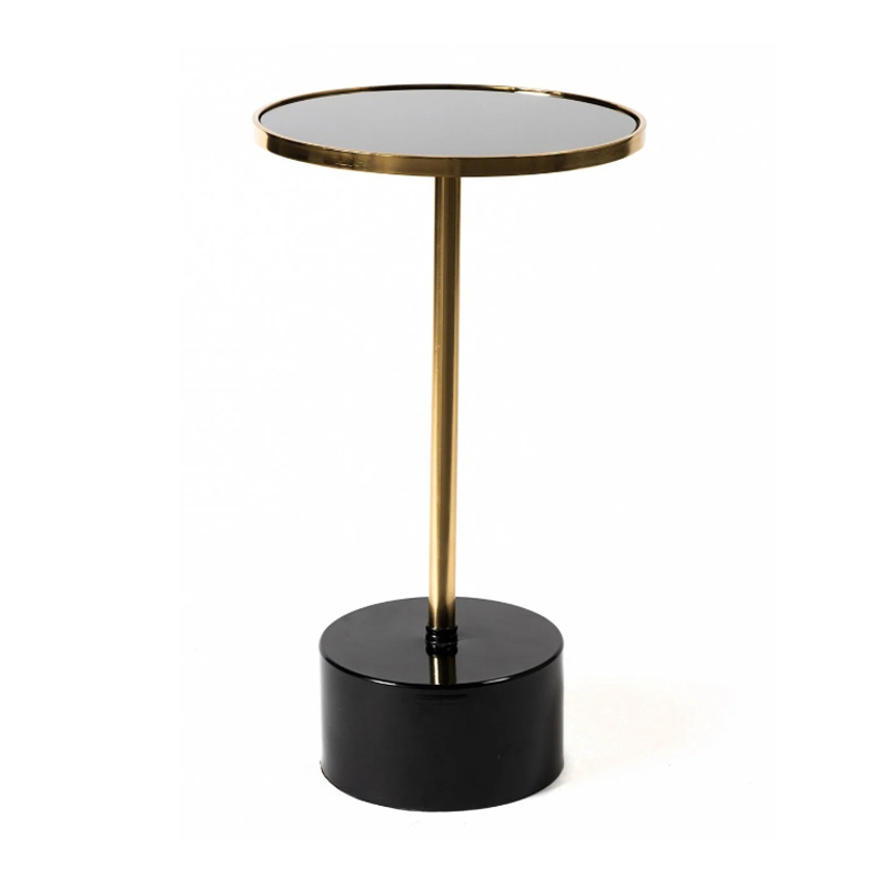 Приставной стол Single-Legged Table round Черный Приставной стол Single-Legged Table round Черный в Барнауле | Loft Concept