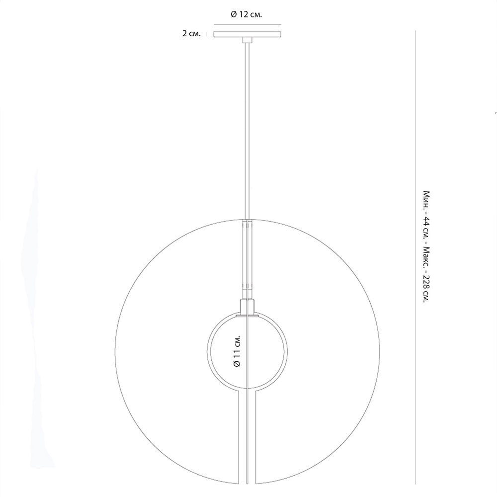 Подвесной светильник в форме золотых дисков Minimalist Lighting Fixture Подвесной светильник в форме золотых дисков Minimalist Lighting Fixture в Барнауле