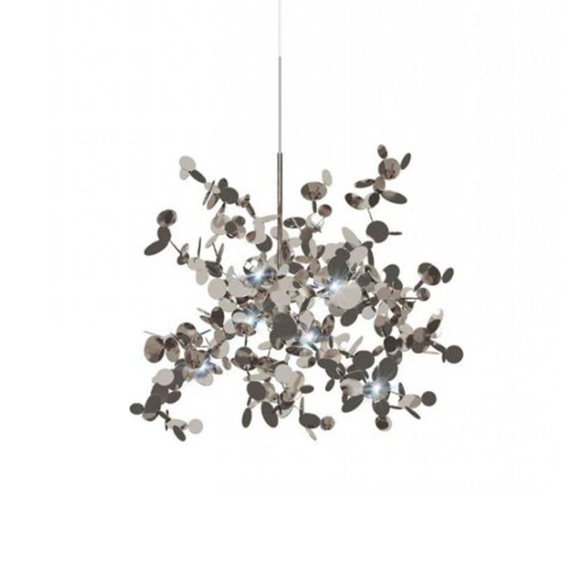Люстра Terzani Argent Suspension Silver Pendant lamp диаметр 40 Серебряный Люстра Terzani Argent Suspension Silver Pendant lamp диаметр 40 Серебряный в Барнауле | Loft Concept