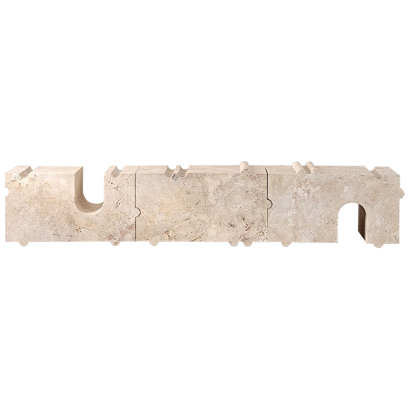 Модульная каменная скамья Hume Modular Stone Bench дизайн Kelly Wearstler Песочный Модульная каменная скамья Hume Modular Stone Bench дизайн Kelly Wearstler Песочный в Барнауле | Loft Concept