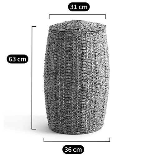 Корзина с крышкой из камыша Chane Wicker Basket Корзина с крышкой из камыша Chane Wicker Basket в Барнауле