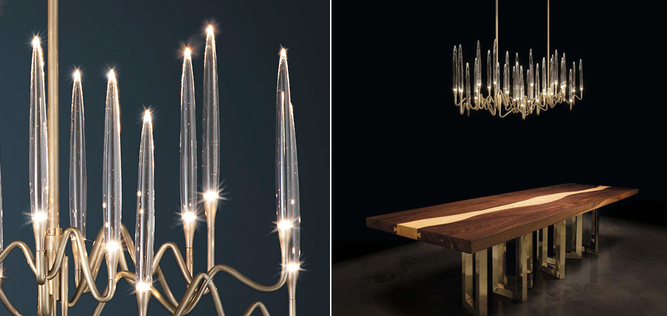 Люстра Chandelier Brass and Crystals Люстра Chandelier Brass and Crystals - Loft-Concept в Барнауле