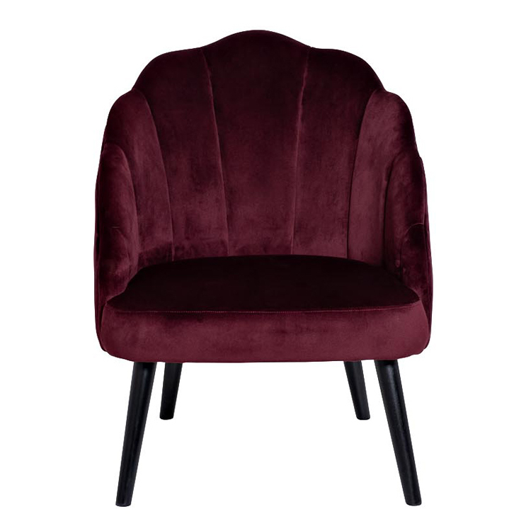 Кресло FolioFlower Armchair burgundy Бургундский красный Черный Кресло FolioFlower Armchair burgundy Бургундский красный Черный в Барнауле | Loft Concept