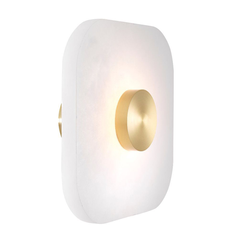 Бра Eichholtz Wall Lamp Aguaron S Латунь Белый Бра Eichholtz Wall Lamp Aguaron S Латунь Белый в Барнауле | Loft Concept