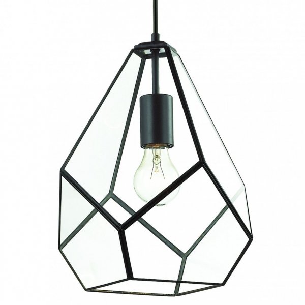 Подвесной светильник Geometry Glass Light Pendant Transparent Прозрачный в Барнауле | Loft Concept 