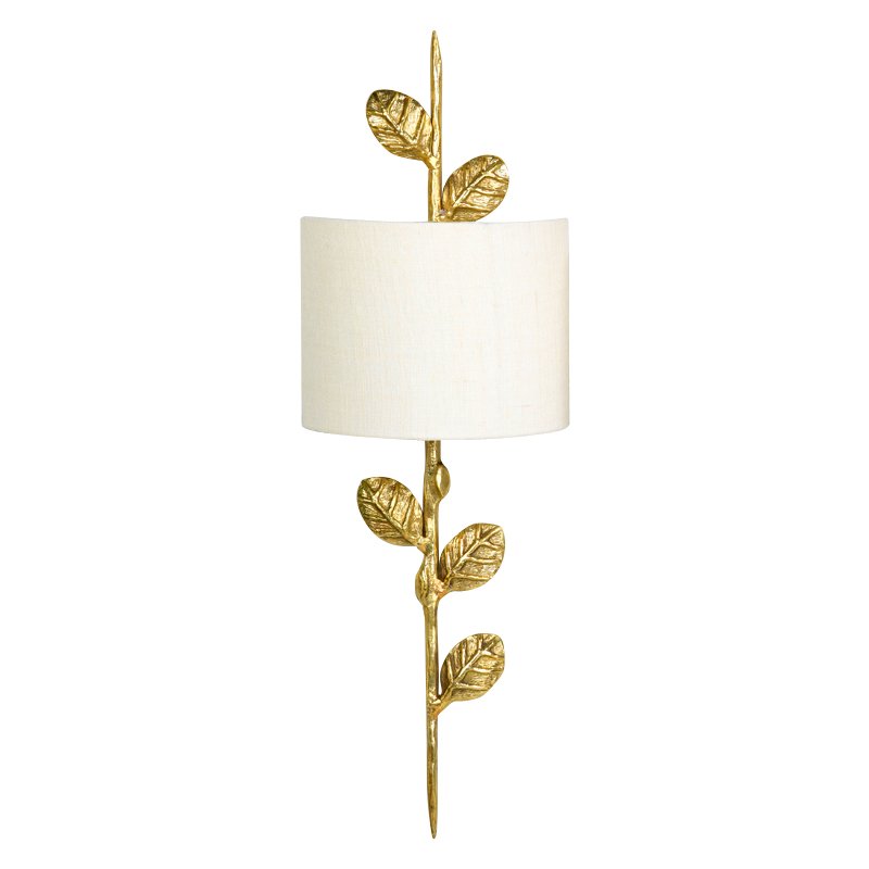 Бра Branch with Leaves Sconces Золотой Белый Бра Branch with Leaves Sconces Золотой Белый в Барнауле | Loft Concept