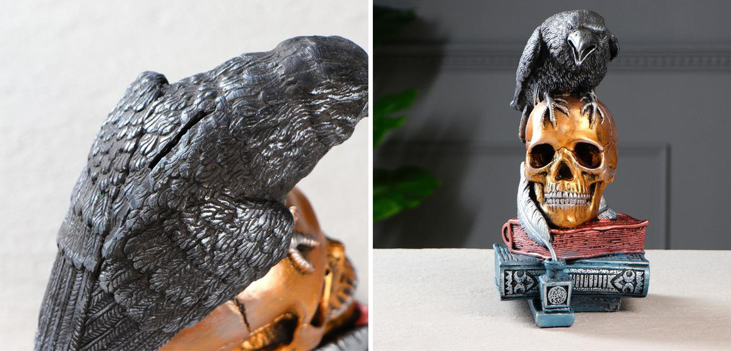Статуэтка Raven and Skull - фото №1