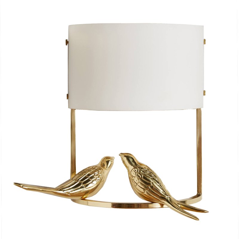 Бра Birds Twitter Золотой Белый Бра Birds Twitter Золотой Белый в Барнауле | Loft Concept