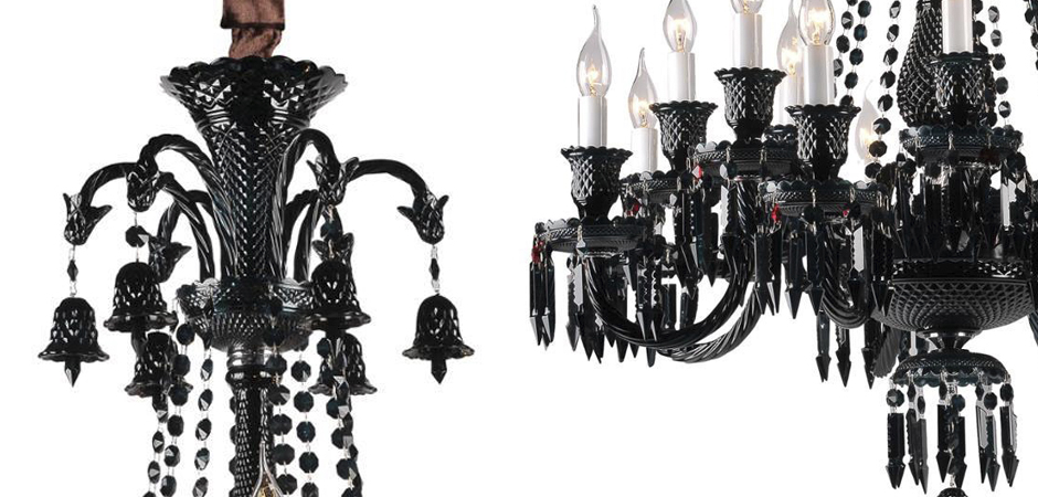 Люстра BACCARAT Zenith Midnight Chandelier 18 Люстра BACCARAT Zenith Midnight Chandelier 18 - Loft-Concept в Барнауле